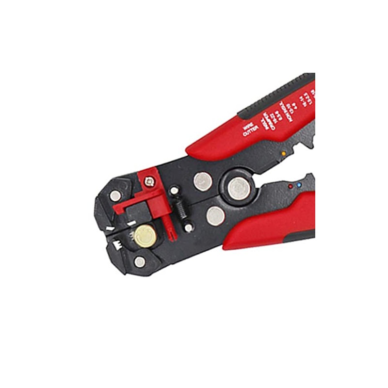 Pinzas Pelacables Automático Engarzadora Cortador de Cables Ajustable 8 Pulgadas