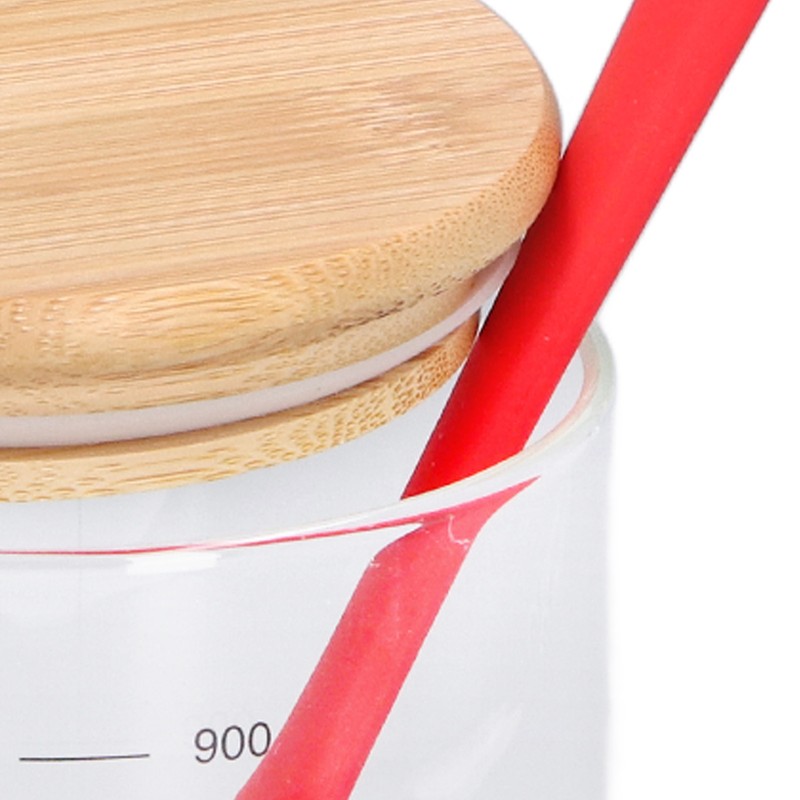Sourdough Starter Jar Kit Wooden Lid 34oz Sourdough Bread Baking
