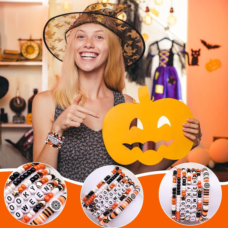 Kopuscristing Halloween Jewelry Gifts for Men Women Teens Boo Spooky