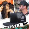 Grace Folly Trucker Hat for Men & Women. Snapback Mesh