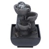 LED Illuminated Tabletop Waterfall Flowing Water Fountains with Ball for