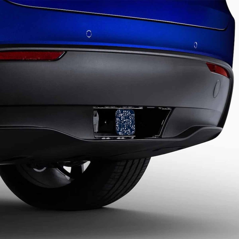 Beabes Trailer Hitch Cover Plug Cherry, Bloom Cherry Flower Tree