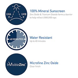 CeraVe Mineral Sunscreen Stick SPF 50, Broad Spectrum SPF + Hyaluronic Acid + Ceramides, Titanium Dioxide & Zinc Oxide, 100% Mineral Face Sunscreen St