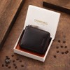 CHANPINCL Mens Genuine Leather Zipper Wallet RFID Secure Large Capacity