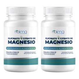 Glicinato Citrato Magnesio 500 Pack 200 Cápsulas
