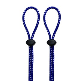 Swimming Goggles Bungee Strap Rope Buckle Tighter to Strengthen The Elastic Rope Buckle not Easy to Trip, (2-Pack) Blue-White