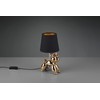 Reality Leuchten Bello R50241079 Table Lamp Ceramic Gold-Coloured Ceramic Fabric