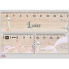 Wooden Ruler 20 cm - School Gift Mermaid with Name