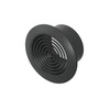 Awenta 4" Inch Black Round Ceiling Vent Cover - Plastic