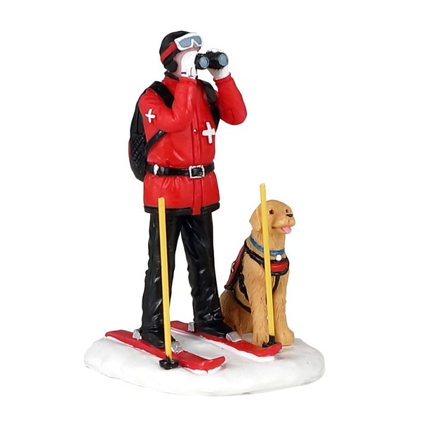 Lemax 12028 Vail Village Figurine: Ski Patrol