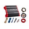 Crunch GP-1000.2 1000W 2-Channel Amplifier & BC4R 4-Gauge Wiring Kit