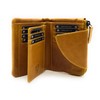 Lemasi Genuine Leather Wallet with RFID Protection, Outer Latch, Worry