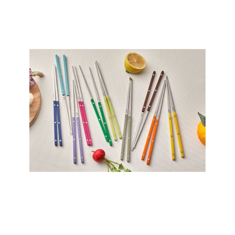 SABRE Bistro Chopsticks 1pair, Color:Shiny-1 Raspberry