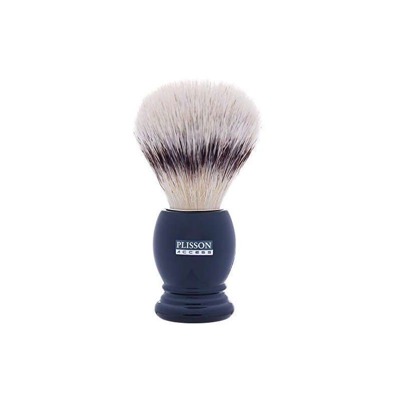 Plisson Mother of Pearl White Fibre Shaving Brush Size 12