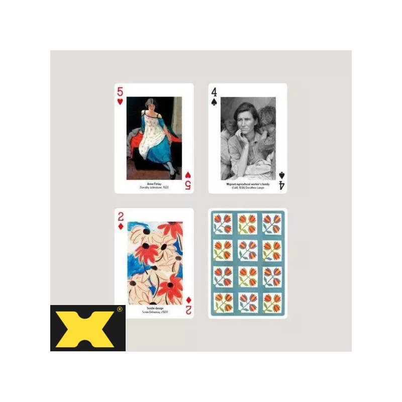 Women Artists Renaissance to Present Female Art Playing Cards Piatnik