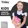 Yoley Kids Earbuds Headphones Bulk 100 Pack Class Set for