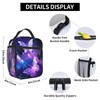 ZTDYTUDW Purple Butterfly Insulated Lunch Bag—portable Lunch Box For Women/Men/Girls/Boys