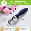 Spring Chef Ice Cream Scoop with Soft Grip Handle, Professional