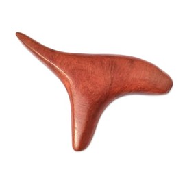 Wave Design [Ocarina-type Trappoint Push Stick that blends well with your hand and makes it easy to push and stimulate various areas] Massage Stick, Foot Pressure Point Massage, Ocarina Type