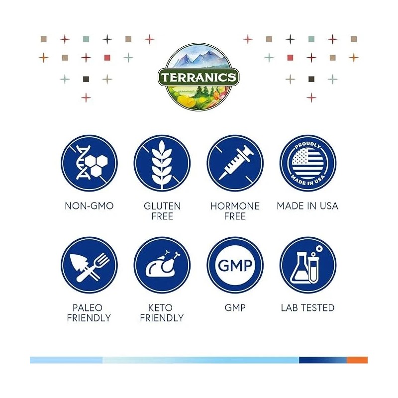 Terranics Multi Collagen Peptides Powder, Type I II III V