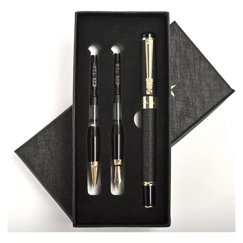 Francisco® Elegante Pluma Estilografica De Alta Calidad Con Tres Puntas