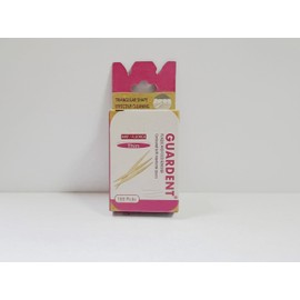 Guardent Dental Toothpicks – Mint Flavour with Fluoride – Thin, Flexible Interdental Picks – Deep Cleaning & Fresh Breath – 100 Picks