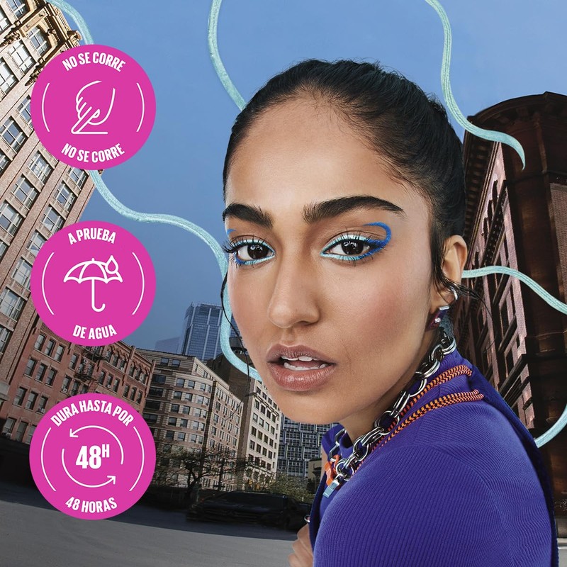 Maybelline Delineador Liquido de Colores Tattoo Liner Play, tono Switch