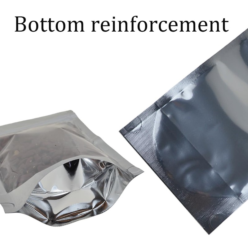 XunLiu Aluminum Foil Zip Lock Bags Reusable Airtight Storage Bags