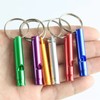 QUINTRA 5 Pieces Small Aluminium Whistle Wilderness Activities Fire Pipe