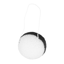 WOONEKY Face Cleansing Pad Dual-sided Exfoliating Scrub for Deep Cleansing Charcoal Bamboo Material for Gentle Makeup Removal and Skin Refinement