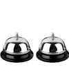HeeYaa Call Bell 2 Packs 3.3 Inch Diameter with Metal