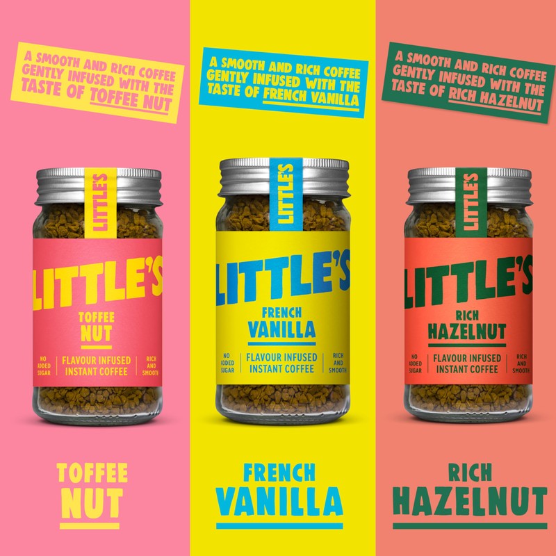 Little's Flavoured Instant Coffee Bundle, 3 Pack (50g x 3)