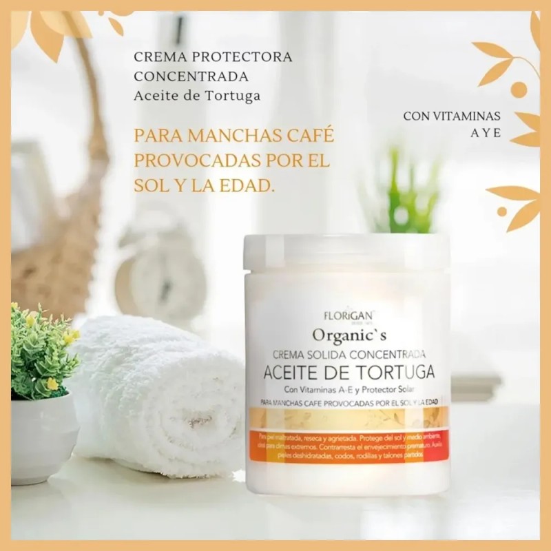 Crema Aceite De Tortuga Protectora Concentrada 1kg. 2 Piezas