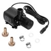 12V Submersible Water Pump, Adjustable Flow 210 GPH for Aquarium/Fountain/Hydroponics,