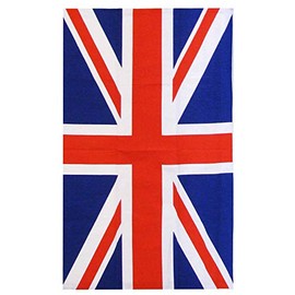 Union Jack Flag Design Cotton Kitchen Tea Towel (100% Cotton & Measures 80cm x 48cm)