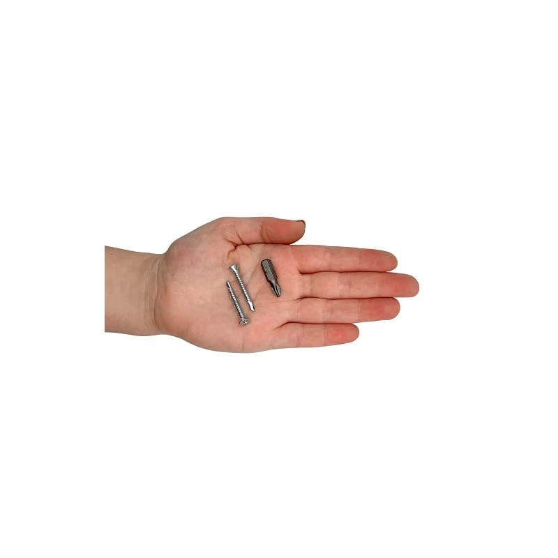 Pack of 300 DIN 7504 P Galvanised Steel 4.2 x