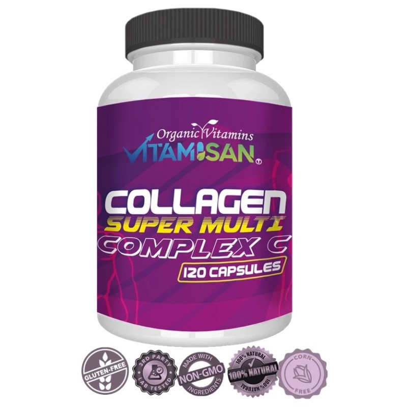 VITAMISAN Collagen Peptides Pills 1500mg Hydrolyzed Anti Aging Capsules Types