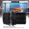5Pcs/set PVC Aquarium Water Pipe Joint Straight Tube Connector Fish