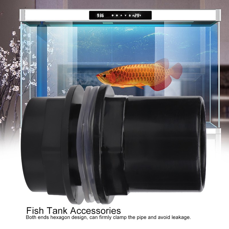 5Pcs/set PVC Aquarium Water Pipe Joint Straight Tube Connector Fish