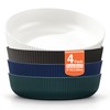 Berglander Pasta Bowls Set of 4, Reusable Salad Bowls 37oz