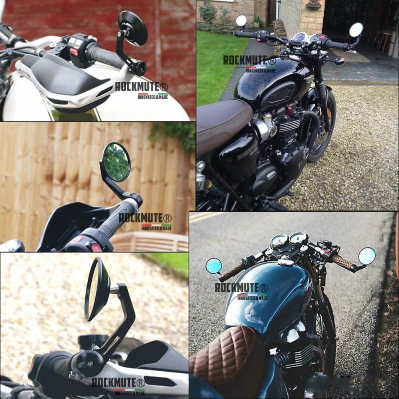 RockMute For Z900RS Z650RS W800 Z650 W175 Handlebar Bar End
