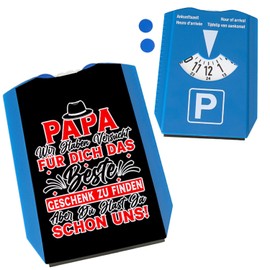 Papa wir haben versucht Finden... Parking Disc with Papa Motif Saying Dad Parking Clock Father's Day Ice Scraper Best Funny