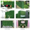 Yaheetech 12Pcs Artificial Boxwood Hedge Wall Panels Greenery Topiary Hedge