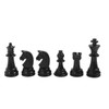 Chess Checkers Set PP Chess Pieces PU Imitation Leather Chess