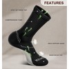 BULLIANT Men's 6 Pairs Work Socks Hiking Socks Running Socks