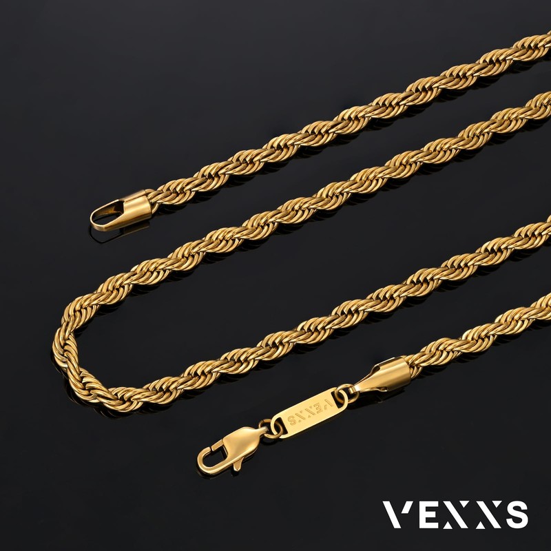 VEXXS Rope Chain 4mm 01