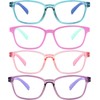 Gafas de bloqueo de luz azul para niños, protección UV,