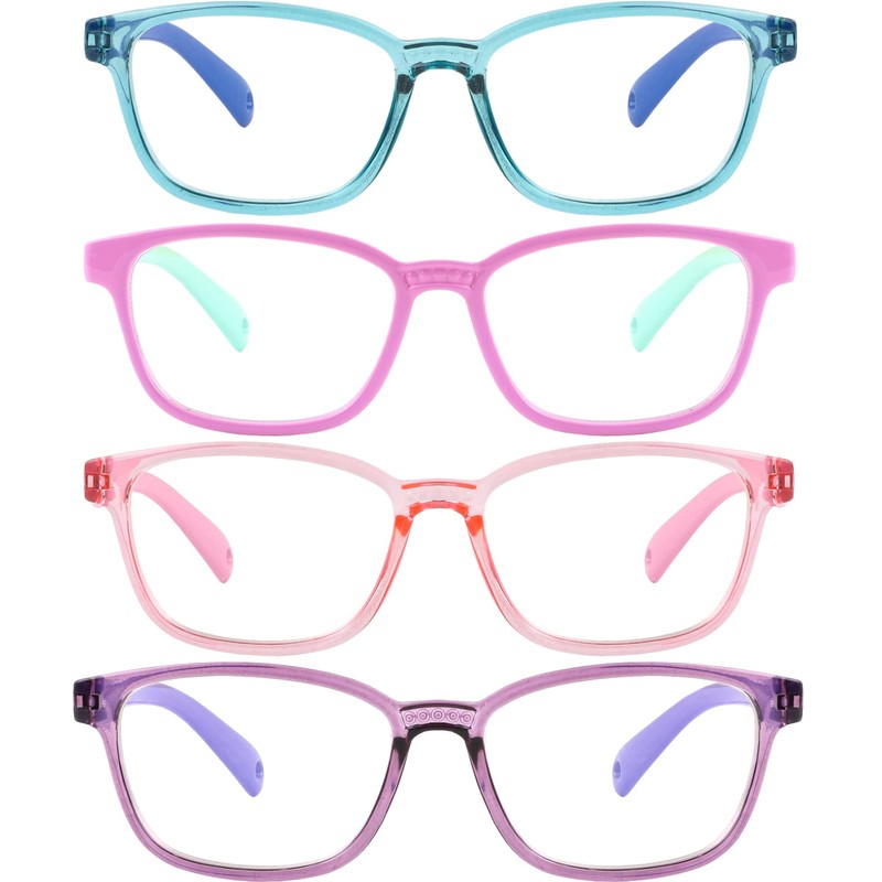 Gafas de bloqueo de luz azul para niños, protección UV,