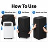 Portable Air Conditioner Cover 40x46x75cm, Reusable Polyester Dust Protector for