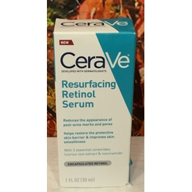 Cerave 🪼 CeraVe Retinol Serum For Post-Acne Marks & Skin Texture Pore Refining,1 Floz